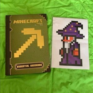 Minecraft Essentials handbook and sticker pack
